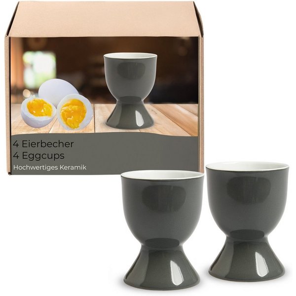 matches21 HOME & HOBBY Eierbecher, (4-tlg), Spülmaschinenfeste Eierhalter für Frühstückstisch