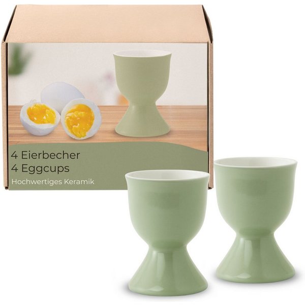 matches21 HOME & HOBBY Eierbecher, (4-tlg), Spülmaschinenfeste Eierhalter für Frühstückstisch