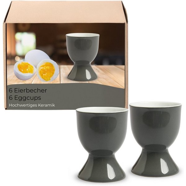 matches21 HOME & HOBBY Eierbecher, (6-tlg), Spülmaschinenfeste Eierhalter für Frühstückstisch