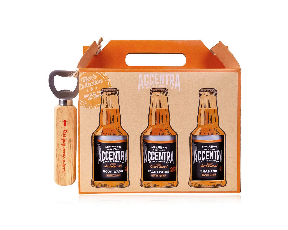 matrasa Pflege-Geschenkset Sixpack MEN'S COLLECTION - Pflegeset in Bierflaschen-Optik Set, 7-tlg. – Bild 3 von 4