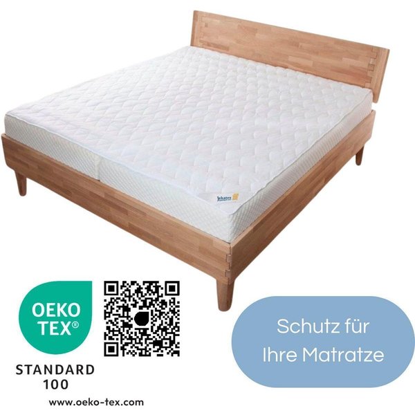 Matratzenauflage Aloe Vera Jekatex, Auflage 90x200 cm für Matratze mit Aloe Vera veredelt.