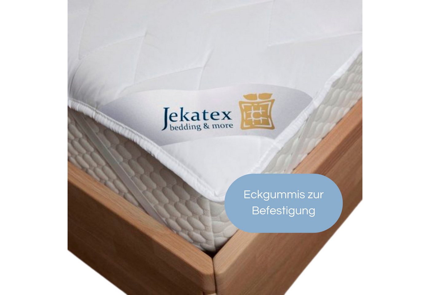 Matratzenauflage Aloe Vera Jekatex, Auflage 90x200 cm für Matratze mit Aloe Vera veredelt. – Bild 2 von 5