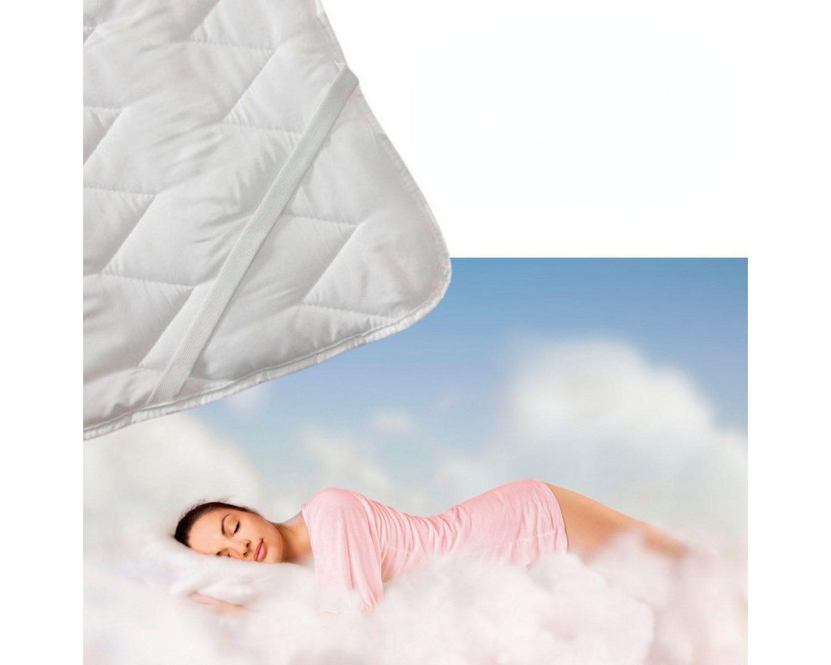 Matratzenauflage Aloe Vera Jekatex, Auflage 90x200 cm für Matratze mit Aloe Vera veredelt. – Bild 3 von 5