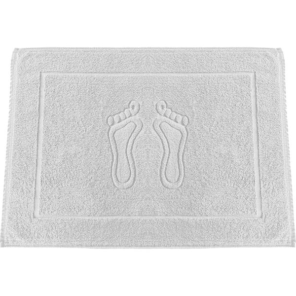 MatratzenL.A.B® Badematte 650 g/m² Blauer Schwan®, 100% Baumwolle, 50x70 cm, Badvorleger, Duschvorleger, Duschmatte Frottee