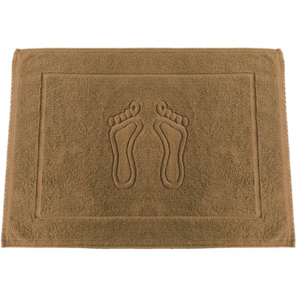 MatratzenL.A.B® Badematte 650 g/m² Blauer Schwan®, 100% Baumwolle, 50x70 cm, Badvorleger, Duschvorleger, Duschmatte Frottee