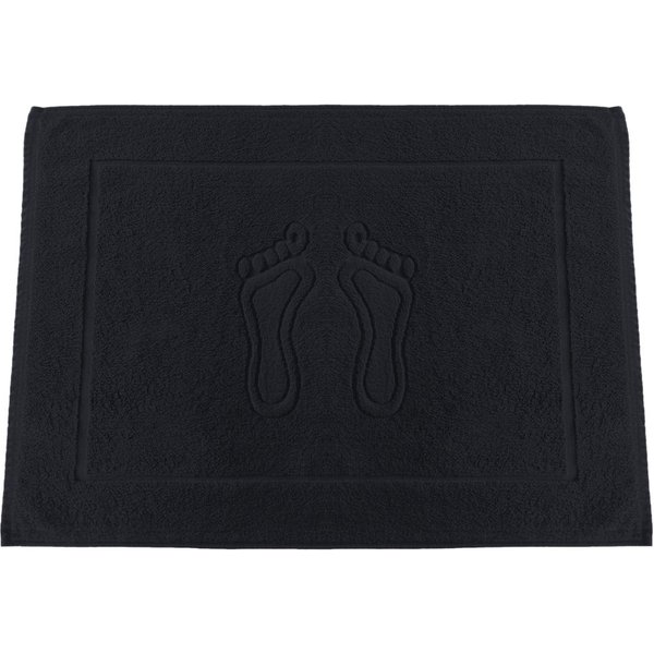 MatratzenL.A.B® Badematte 650 g/m² Blauer Schwan®, 100% Baumwolle, 50x70 cm, Badvorleger, Duschvorleger, Duschmatte Frottee