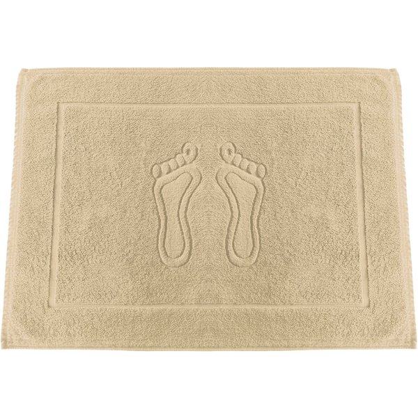 MatratzenL.A.B® Badematte 650 g/m² Blauer Schwan®, 100% Baumwolle, 50x70 cm, Badvorleger, Duschvorleger, Duschmatte Frottee