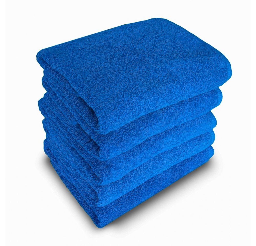 MatratzenL.A.B® Handtuch Set 500 g/m² Blauer Schwan®, 100% Baumwolle (Handtuch 50x100 cm + Duschtuch 70x140 cm, 2-St), Frottee, mit Aufhänger, 23 Farben, einzel – Bild 3 von 5
