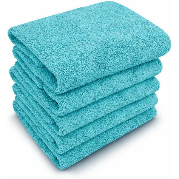 MatratzenL.A.B® Handtuch Set Gomez 500 g/m² Blauer Schwan®, 100% Baumwolle (1er oder 5er Set)