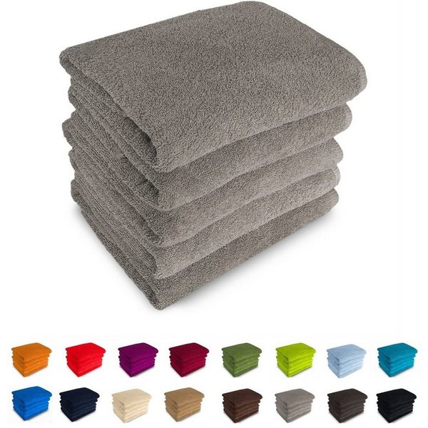 MatratzenL.A.B® Handtücher 500 g/m² Blauer Schwan®, 100% Baumwolle (einzeln verpackt, 1-St), zur Auswahl: 30x50 cm, 50x100, 70x140, 50x70, mit Aufhänger, 23 Far