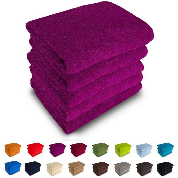 MatratzenL.A.B® Handtücher Rimini 500 g/m² Blauer Schwan®, Gästetuch 30x50 cm,Handtuch 50x100 cm,Duschtuch70x140 cm,Badematte