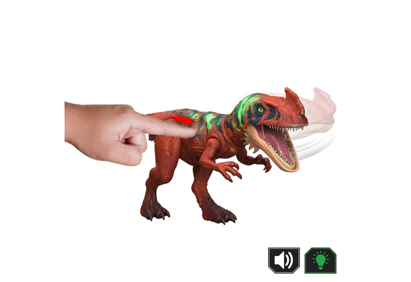 Mattel® Actionfigur Jurassic World, Wild Roar - Afrovenator – Bild 3 von 4
