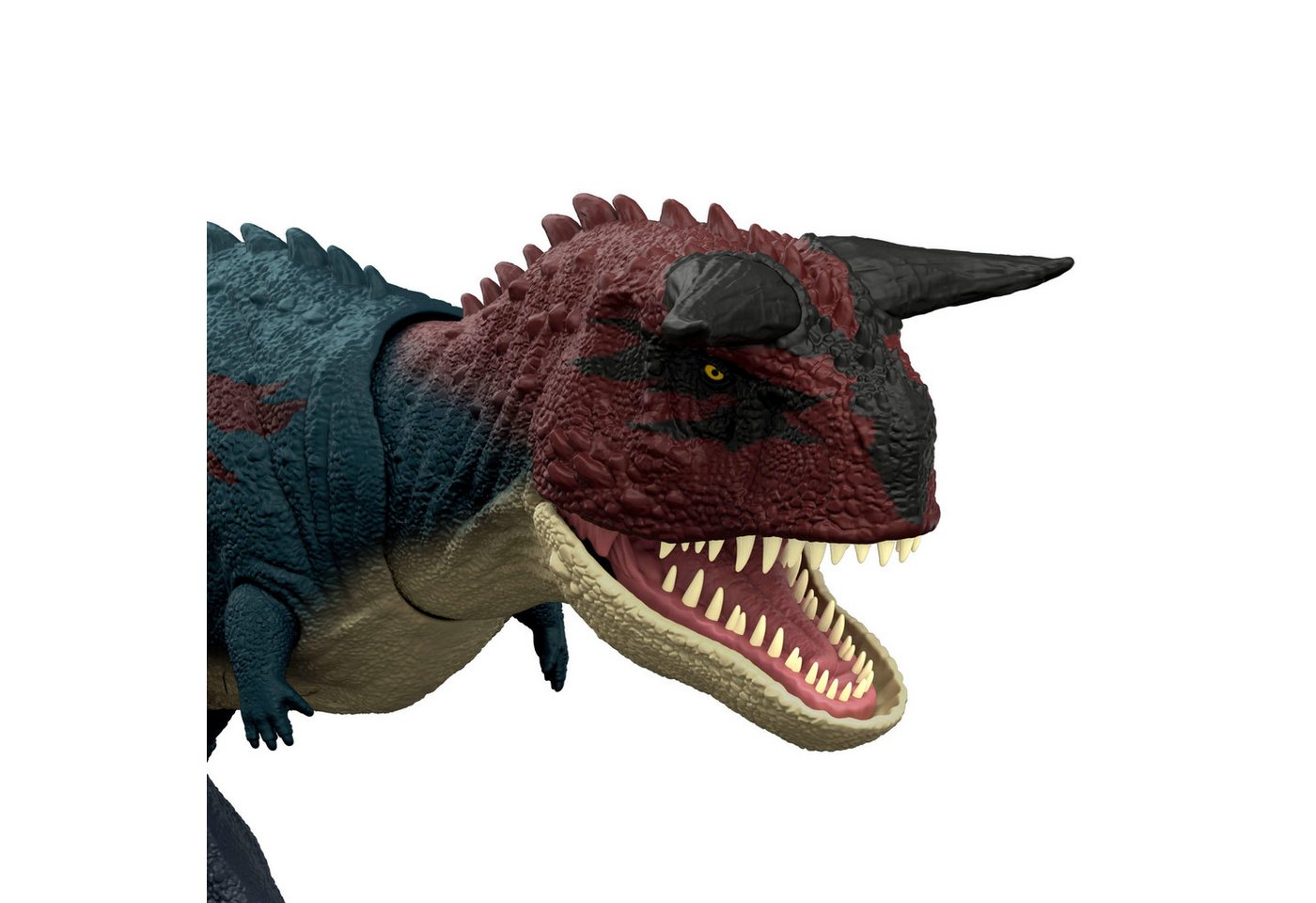 Mattel® Actionfigur Jurassic World, Charge 'N Chomp Carnotaurus, mit Beiß-Angriff und Brüllgeräusch – Bild 3 von 5