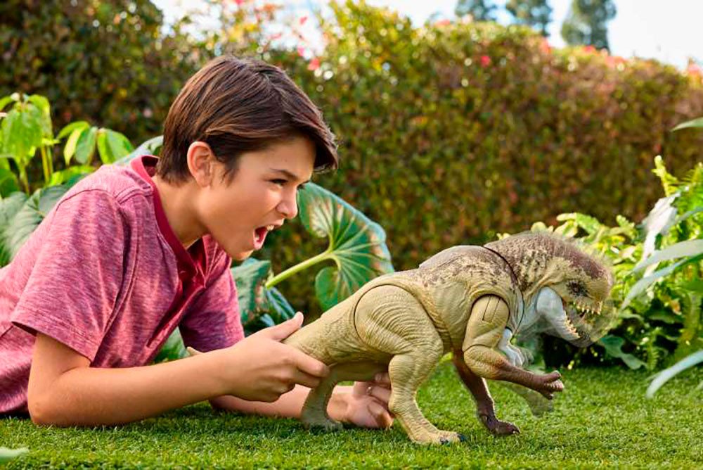 Mattel® Actionfigur Jurassic World - Feature D-Rex, mit Beiß-Angriff und Brüllgeräusch – Bild 2 von 5
