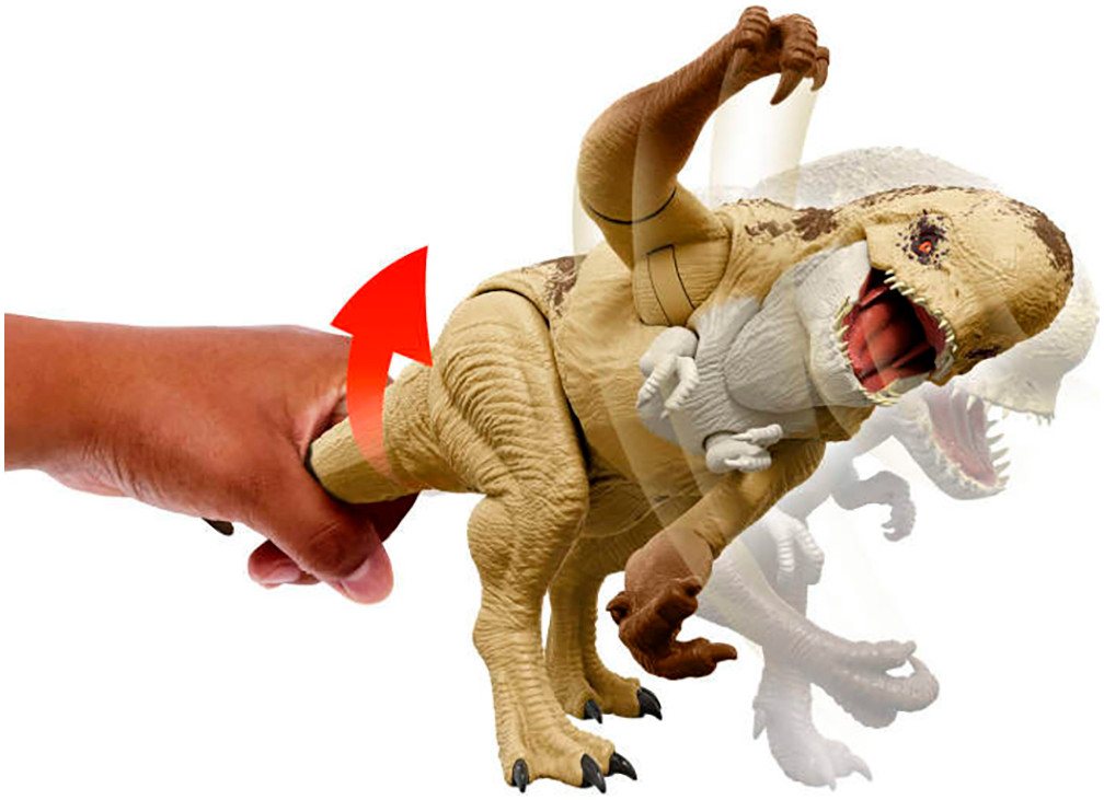 Mattel® Actionfigur Jurassic World - Feature D-Rex, mit Beiß-Angriff und Brüllgeräusch – Bild 3 von 5