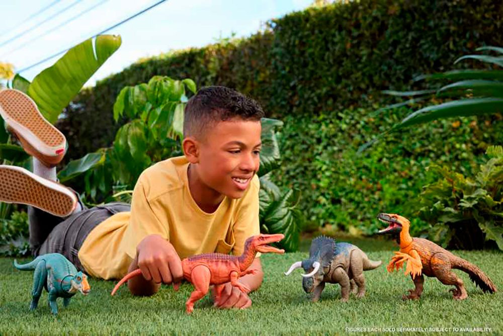 Mattel® Actionfigur Jurassic World, Rebirth, Wild Roar, Nasutoceratops – Bild 2 von 5