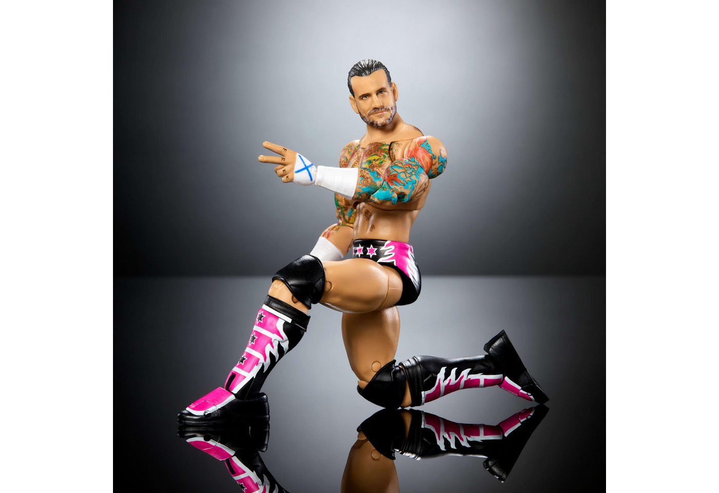 Mattel® Actionfigur Ultimate Edition CM Punk, detailgetreue WWE-Actionfigur mit vielen Bewegungspunkten – Bild 4 von 5