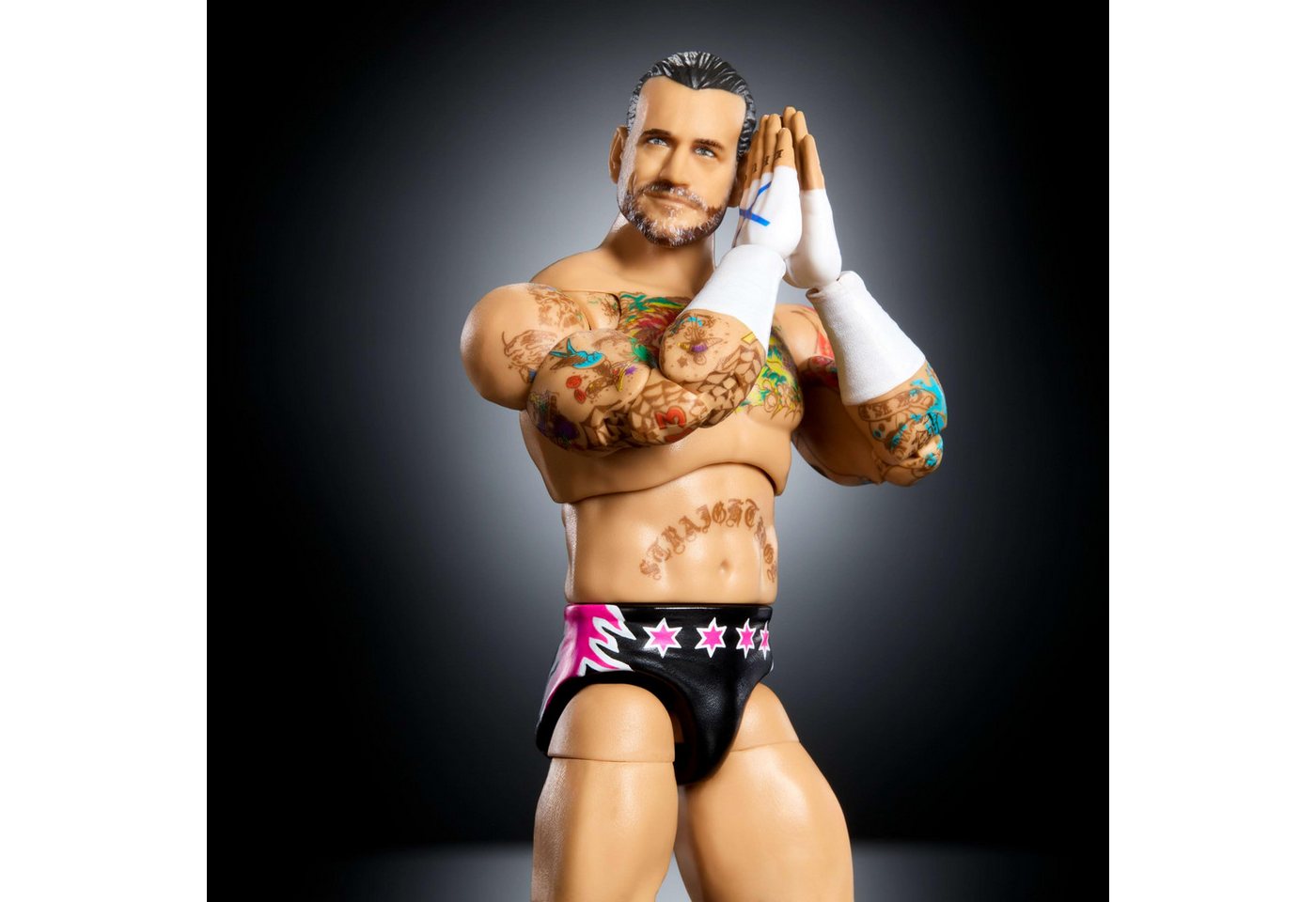 Mattel® Actionfigur Ultimate Edition CM Punk, detailgetreue WWE-Actionfigur mit vielen Bewegungspunkten – Bild 5 von 5