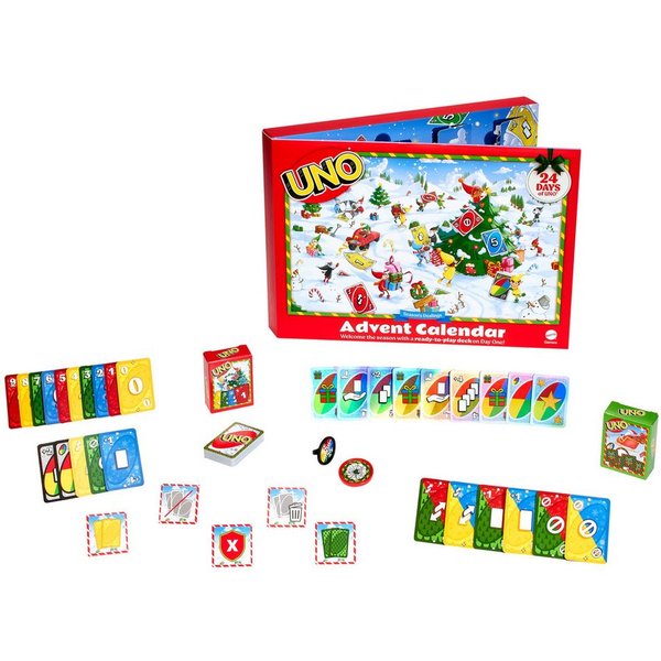 Mattel games Adventskalender UNO (D, E, FR)