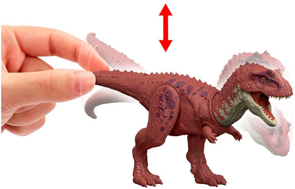 Mattel® Spielfigur Jurassic World, Rebirth, Wild Roar Aucasaurus – Bild 3 von 5