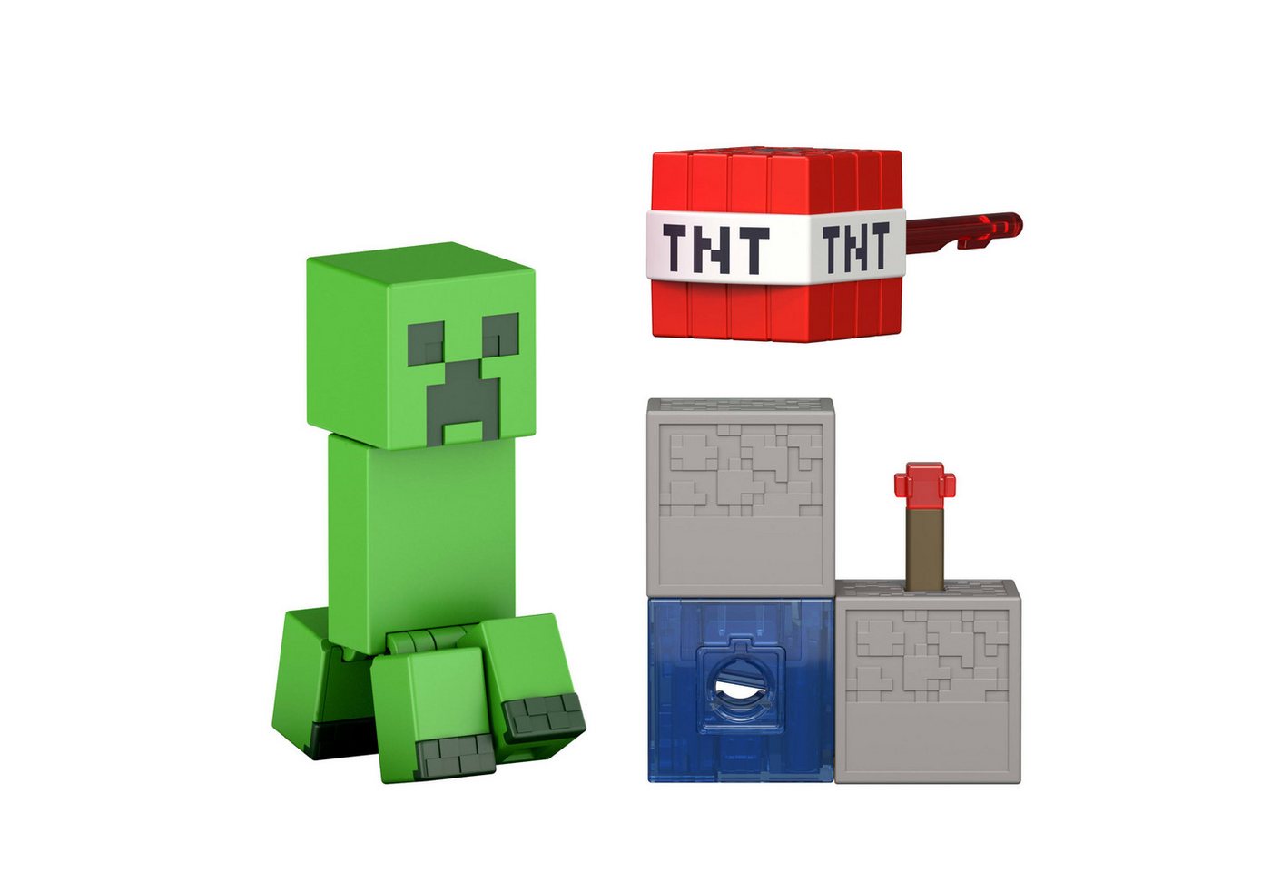 Mattel® Spielfigur Minecraft 3.25" CORE FIG Creeper – Bild 2 von 5