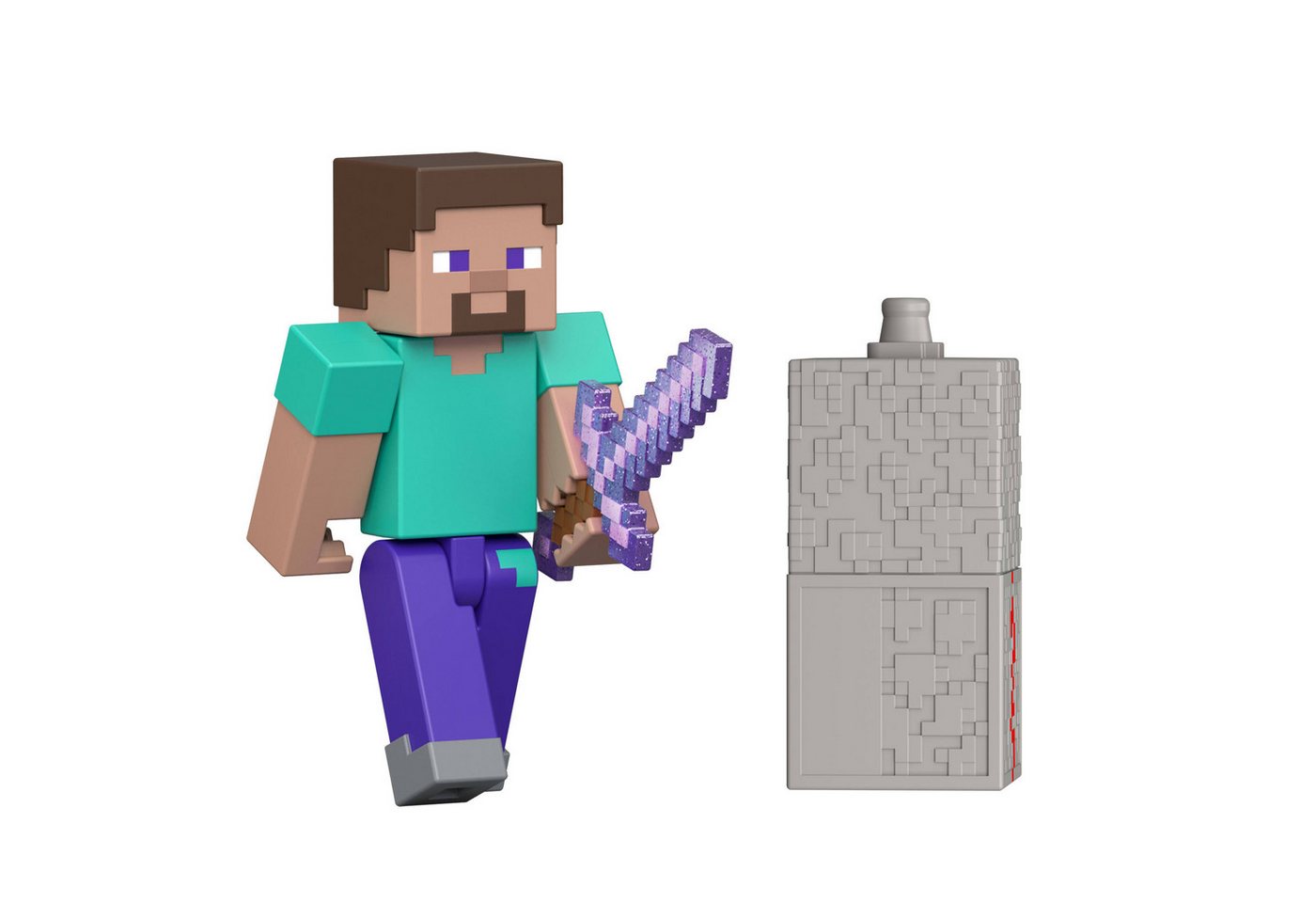 Mattel® Spielfigur Minecraft 3.25" CORE FIG Steve – Bild 2 von 4