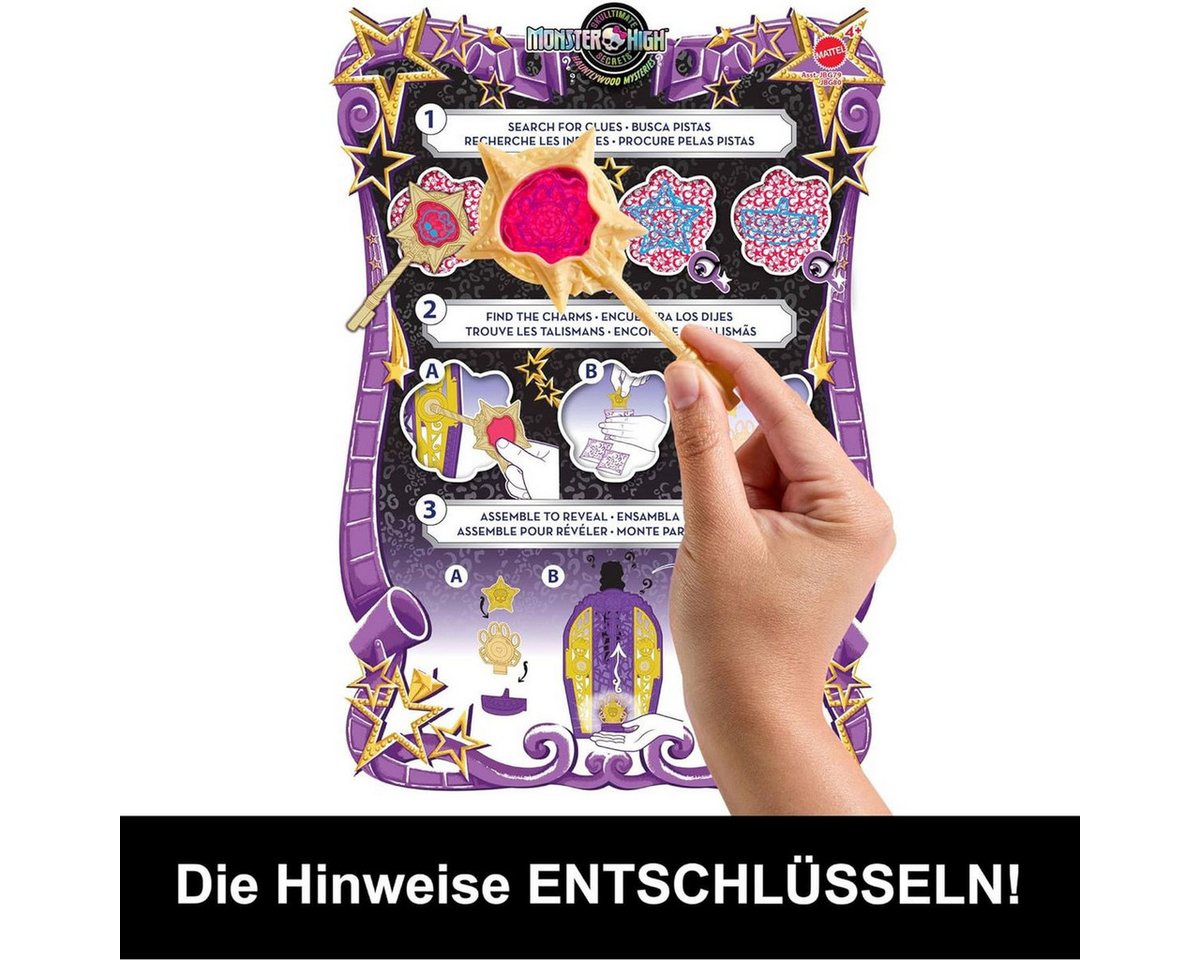 Mattel® Stehpuppe Monster High JBG80-Skulltimate Secrets Hauntlywood Mysteries–Clawdee – Bild 2 von 5
