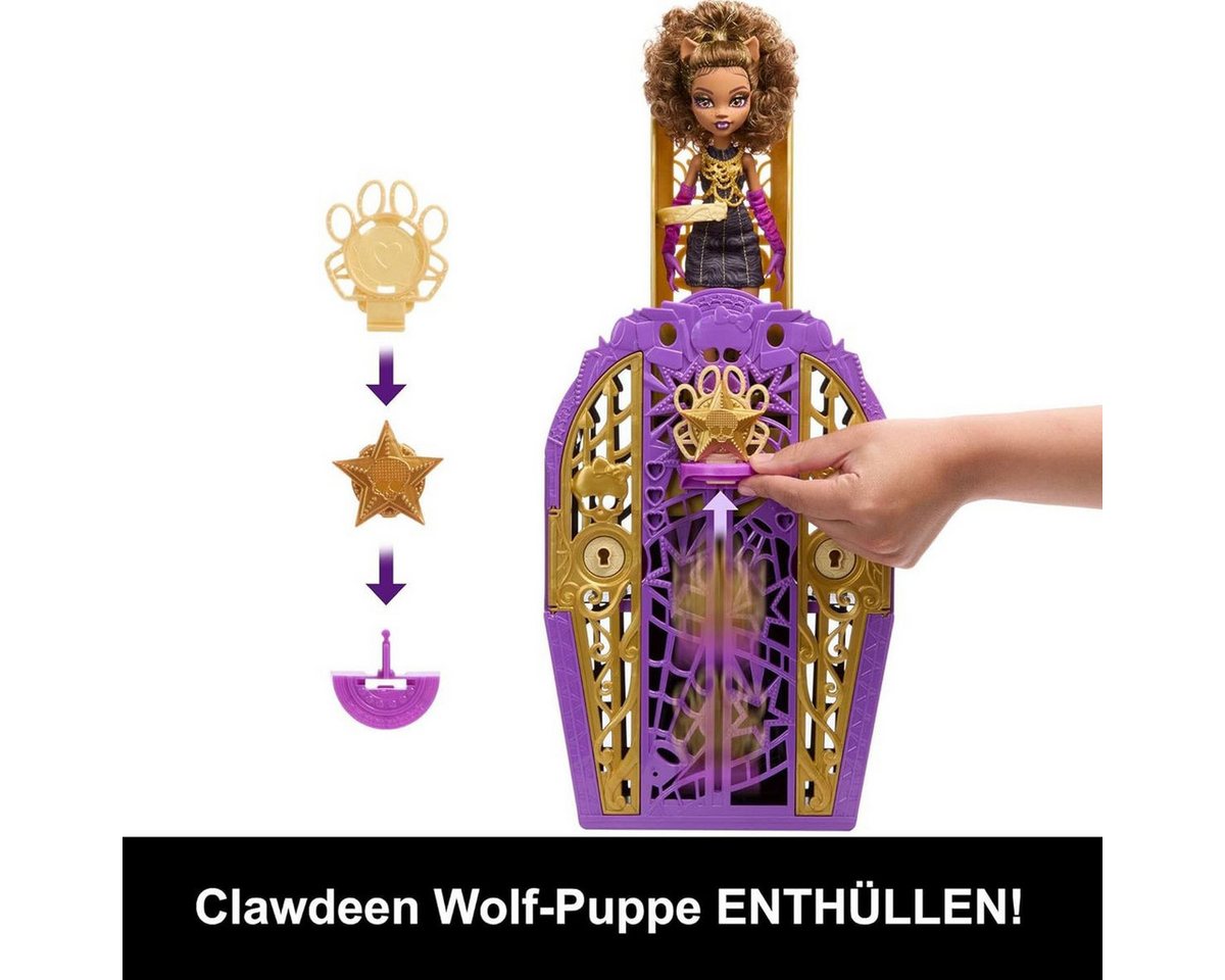 Mattel® Stehpuppe Monster High JBG80-Skulltimate Secrets Hauntlywood Mysteries–Clawdee – Bild 4 von 5