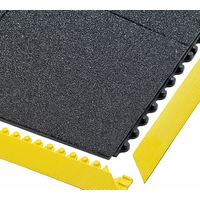 Cushion Ease Solid™ GSII® Nitrile FR 856SFR Notrax modulare Matten Schwarz