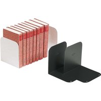 MAUL 2 Buchstützen Metall schwarz