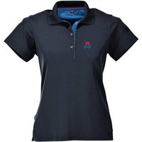 MAUL Damen Aeschi fresh 1/2 Poloshirt, Größe 34 in Blau