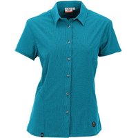 MAUL Damen Bluse Agile 3XT-1/2 Bluse elastic, Größe 36 in Blau