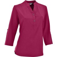 MAUL Damen Bluse Bad Bevensen II - langarm Blus, Größe 56 in Rot
