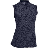 MAUL Damen Bluse Biggesee II - Blusentop mit Mu, Größe 38 in Blau