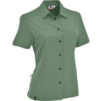 MAUL Damen Bluse Halserspitze fresh - 1/2 Bluse, Größe 36 in Grün