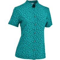 MAUL Damen Bluse Mondsee - 1/2 Bluse mit Muster, Größe 40 in Blau