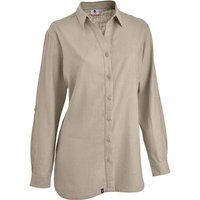 MAUL Damen Bluse Rosenberg - 1/1 Krempelbluse i, Größe 46 in Grau
