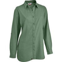 MAUL Damen Bluse Rosenberg - 1/1 Krempelbluse i, Größe 54 in Grün