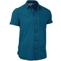 MAUL Herren Hemd Veniv 4XT-1/2 Hemd elastic, Größe 48 in Blau