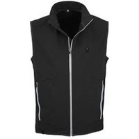 MAUL Herren Weste Hochgall-Softshell Weste, Größe 52 in Schwarz