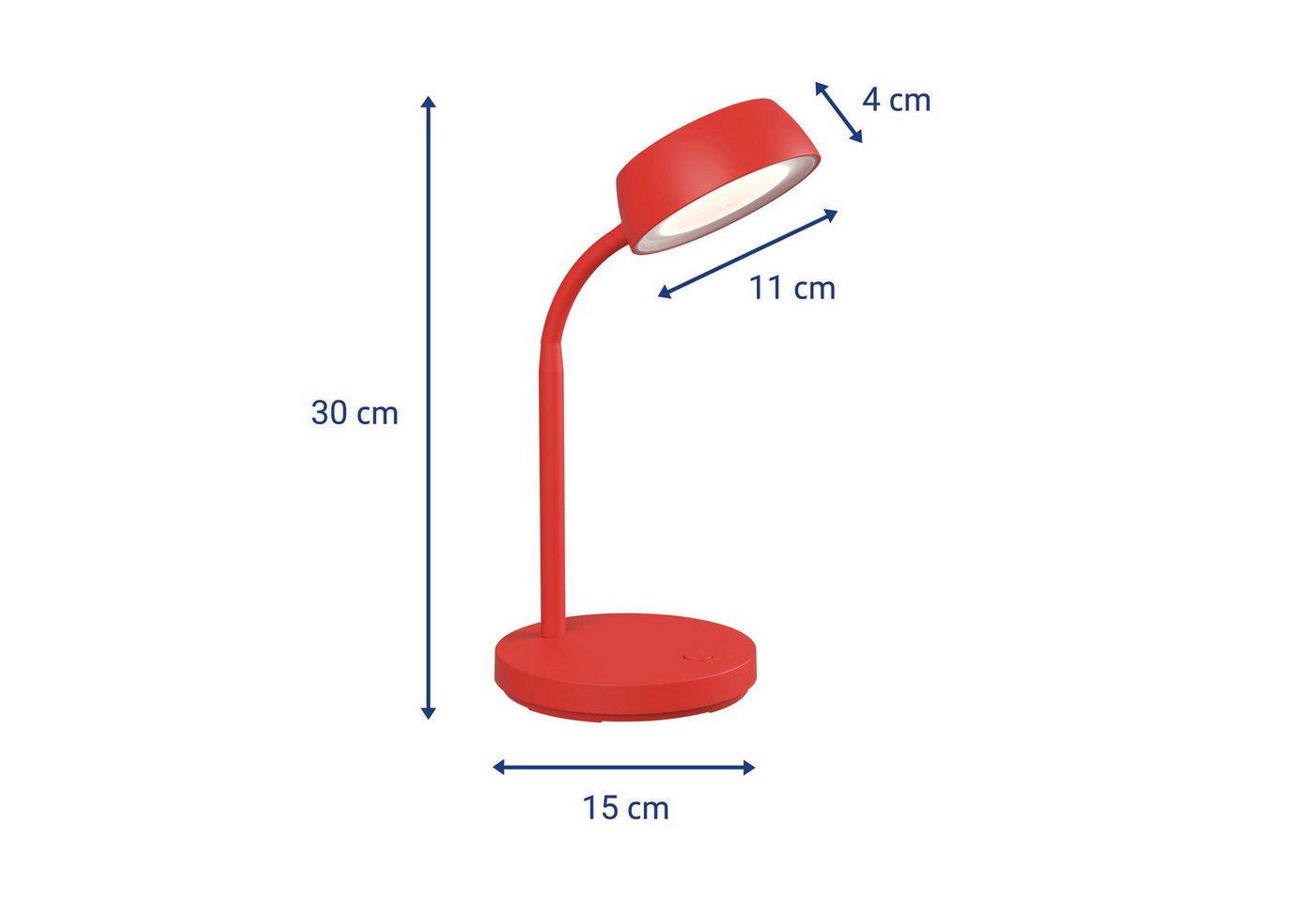 MAUL LED-Tischleuchte "MAULabby" rot – Bild 2 von 2