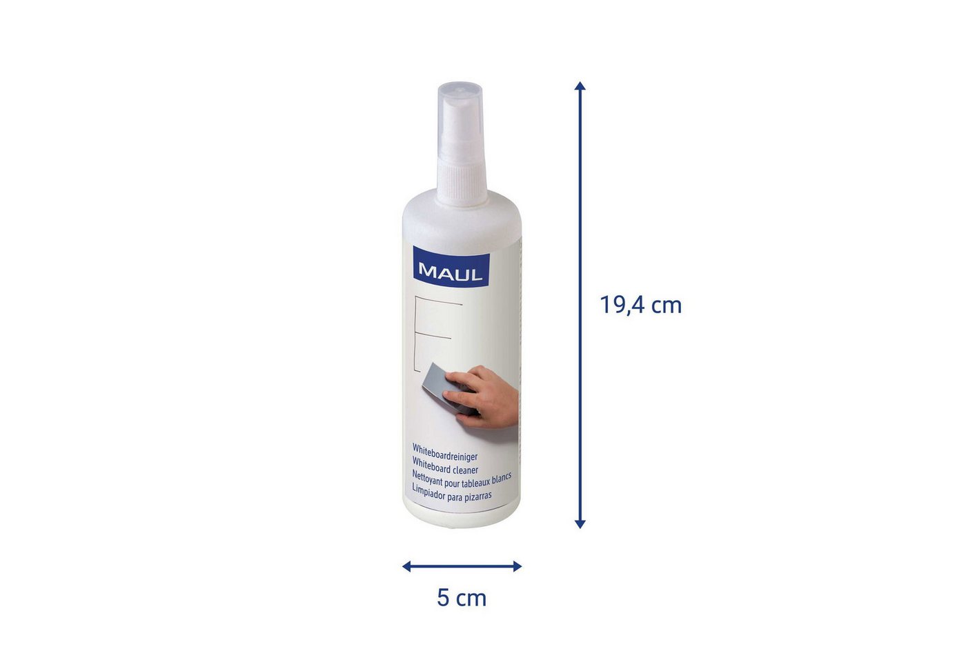 MAUL Magnettafel Whiteboardreiniger, 250 ml – Bild 2 von 2