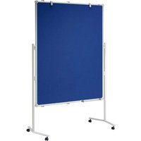 MAUL Moderationswand 'MAULpro' mit Textiloberfläche blau 150 x 120 cm