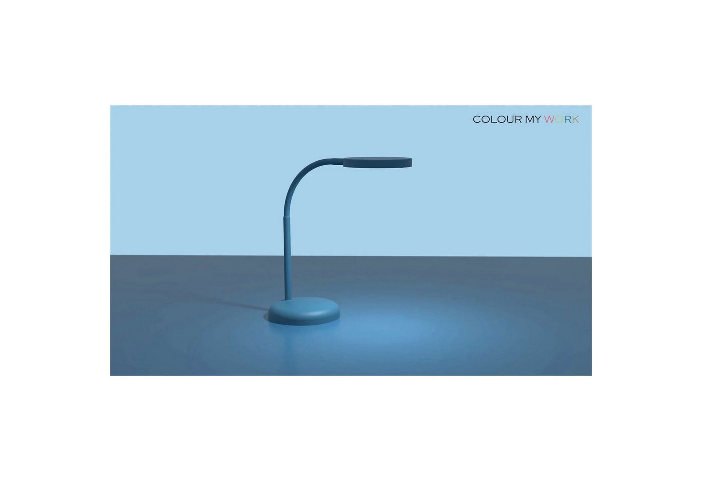 MAUL Tischleuchte LED-Tischleuchte MAULjoy, LED wechselbar, Flexibler Leuchtarm, Energieeffizient, Fröhliche Matt-Farbauswahl – Bild 3 von 5
