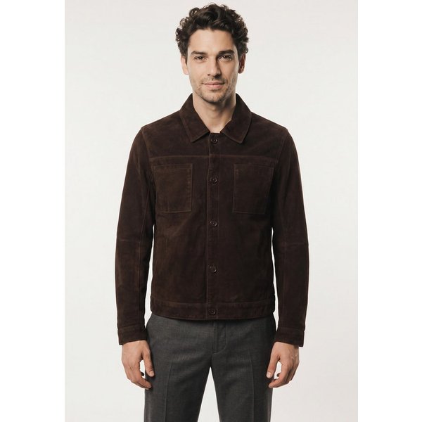 Mauritius Hemdjacke MMYukkon (mauritiusHerren26) aus Leder, Regular Fit