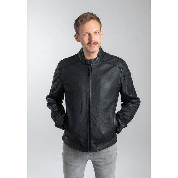 Mauritius Lederjacke MMDeplu mit Bikerkragen