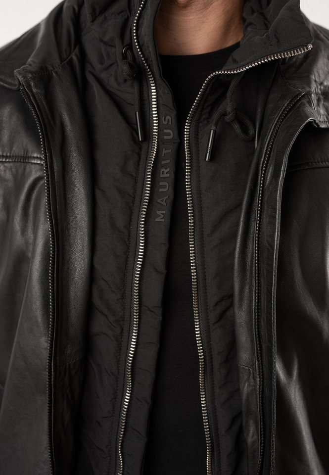 Mauritius Lederjacke MMEsky (mauritiusHerren26) mit abnehmbarem Kragen, Regular Fit – Bild 5 von 5