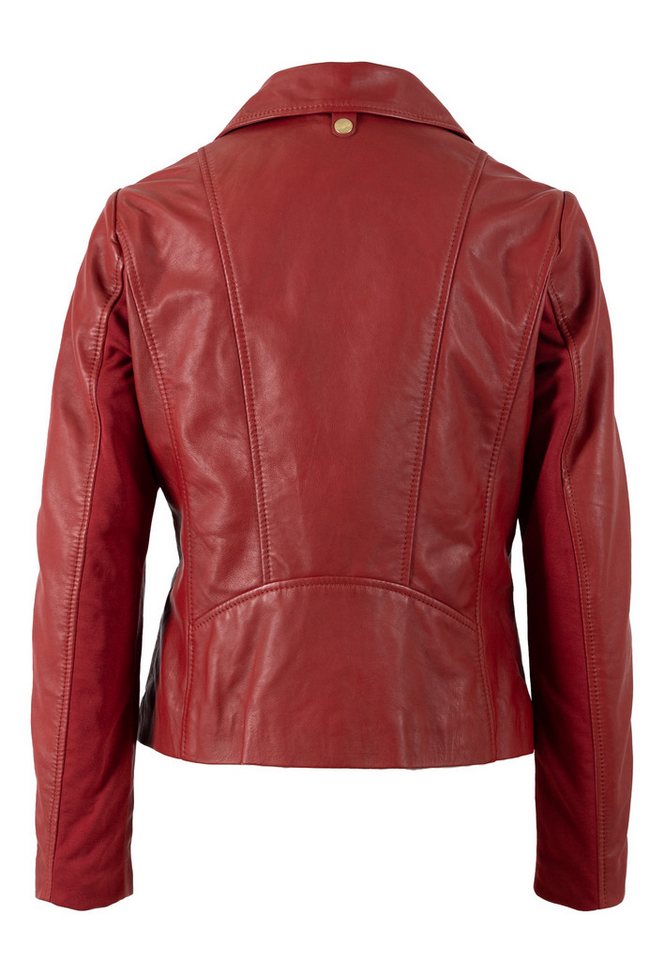 Mauritius Lederjacke MWFylli mit Reverskragen – Bild 2 von 2