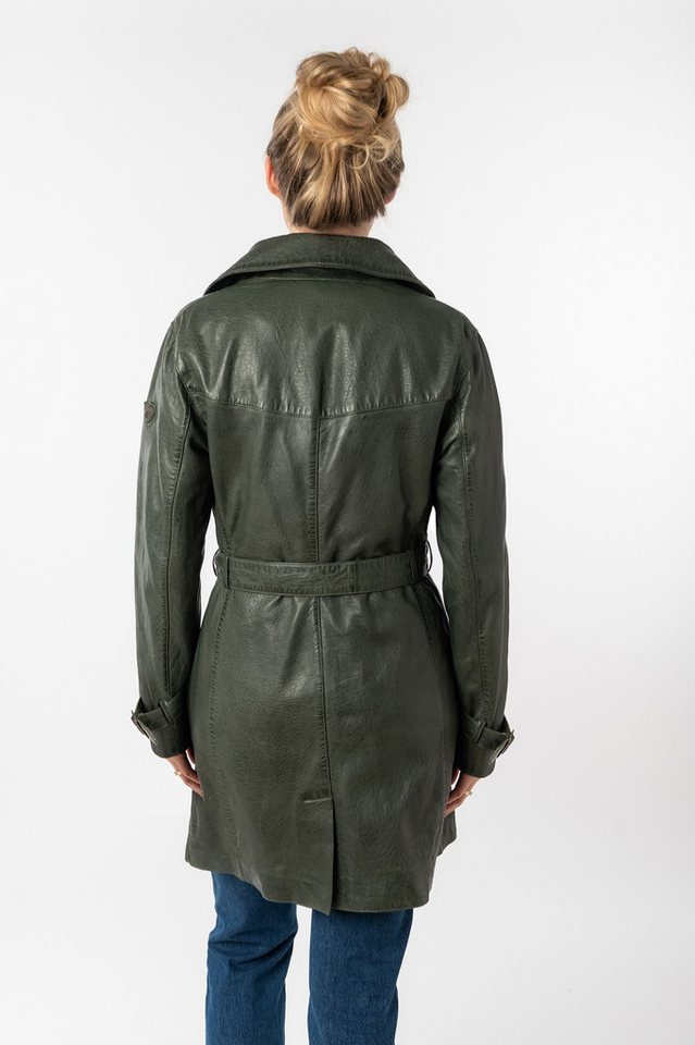 Mauritius Ledermantel GWTaresa (2-tlg., mit Bindegürtel) Leder-Trenchcoat mit Bindegürtel – Bild 5 von 5