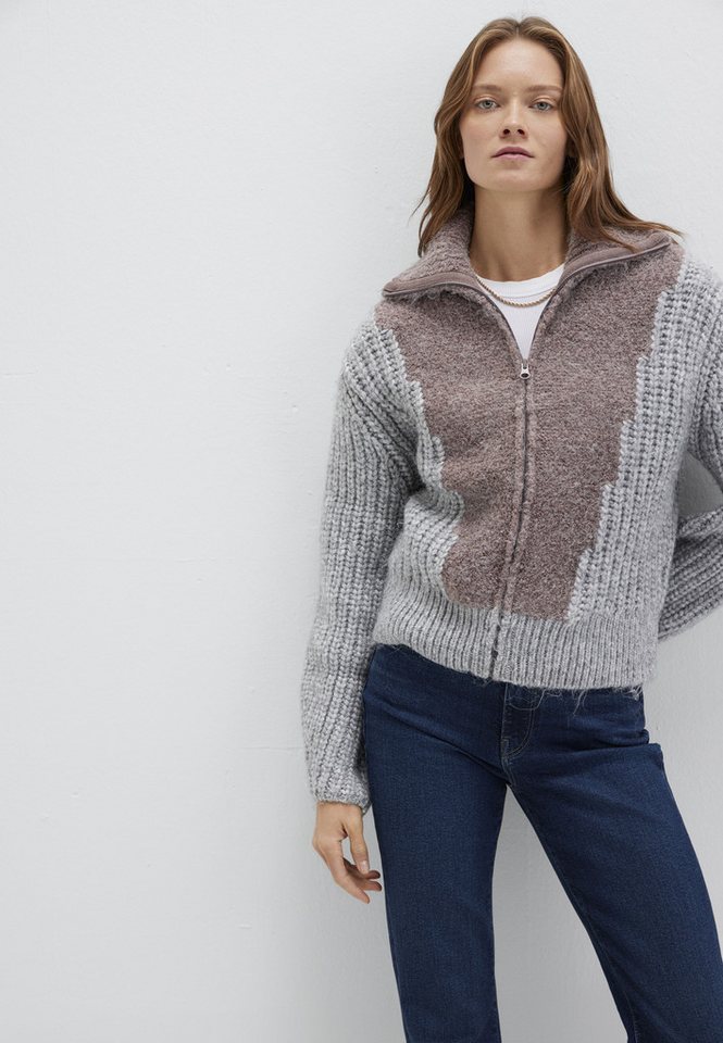 Mavi Strickpullover FULL ZIP SWEATER Sweatshirt mit Zip – Bild 3 von 5